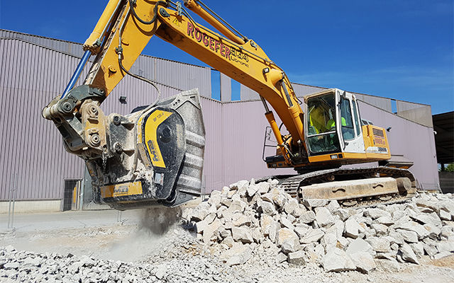 News - Transform your excavator into a crusher to get the government founding.